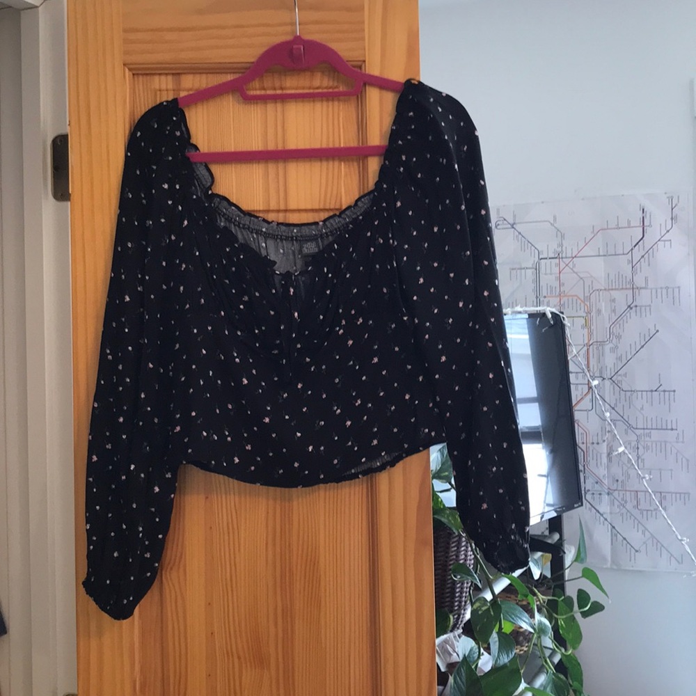 Longsleeve Crop Top